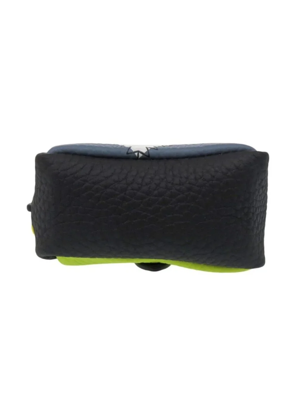 Louis Vuitton Square Pouch Color Blocks Taurillon Leather Blue Gray Yellow Charm